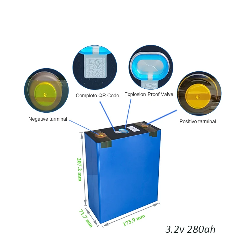 EVE LiFePo4 Cells 90Ah 100Ah 105Ah 230Ah 280Ah 302Ah 3.2V Lithium Ion Battery Rechargeable Batteries