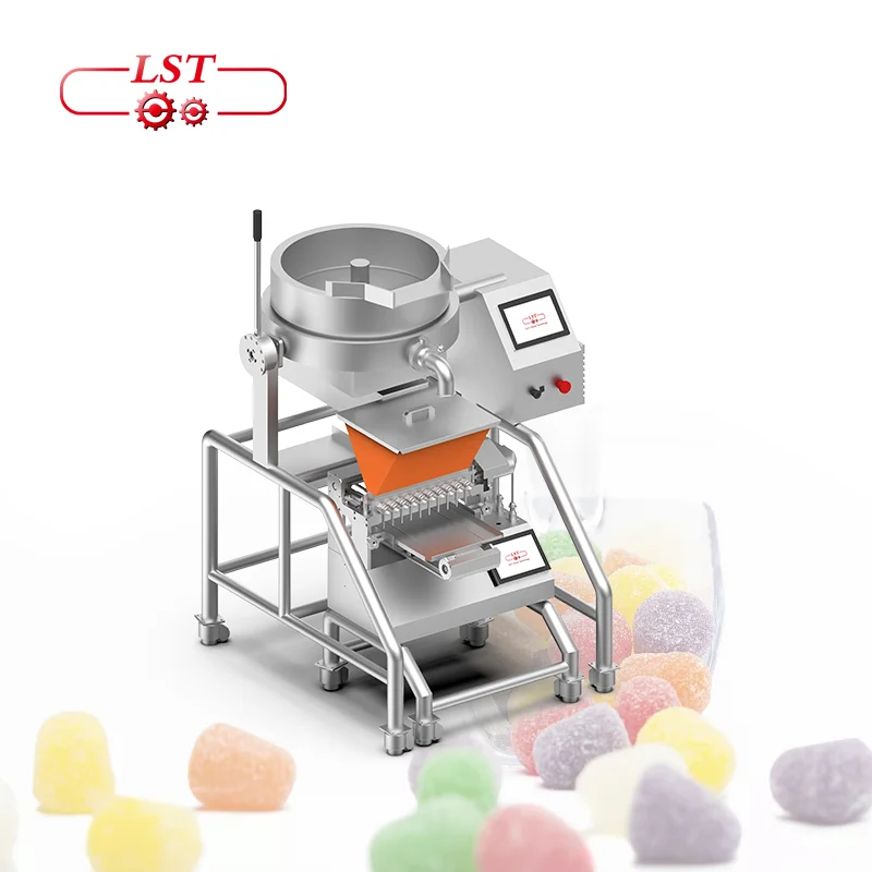 LST Multi function gummy chocolate Depositor with gummy cooking pot all in one Machine