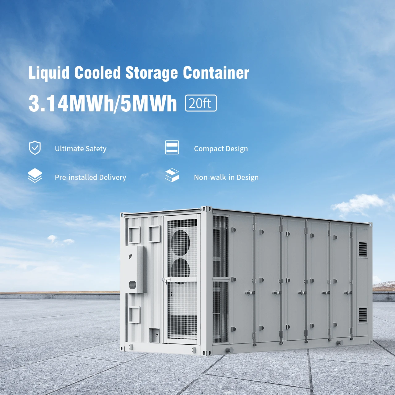 BoostESS Station 314MWh Liquid Cooling energy Storage System 5mw 10mw solar generator lifepo4 battery solar panel system