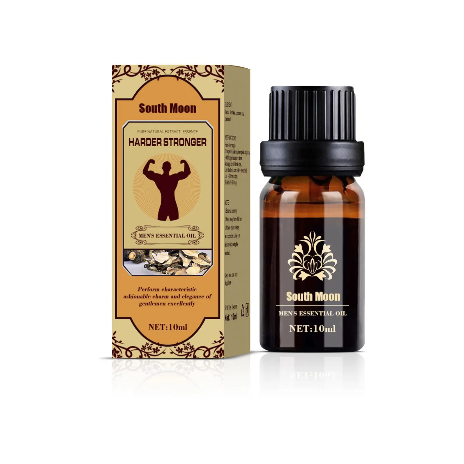 South Moon hot sell south moon harder stronger oil massage oil for men 10ml
