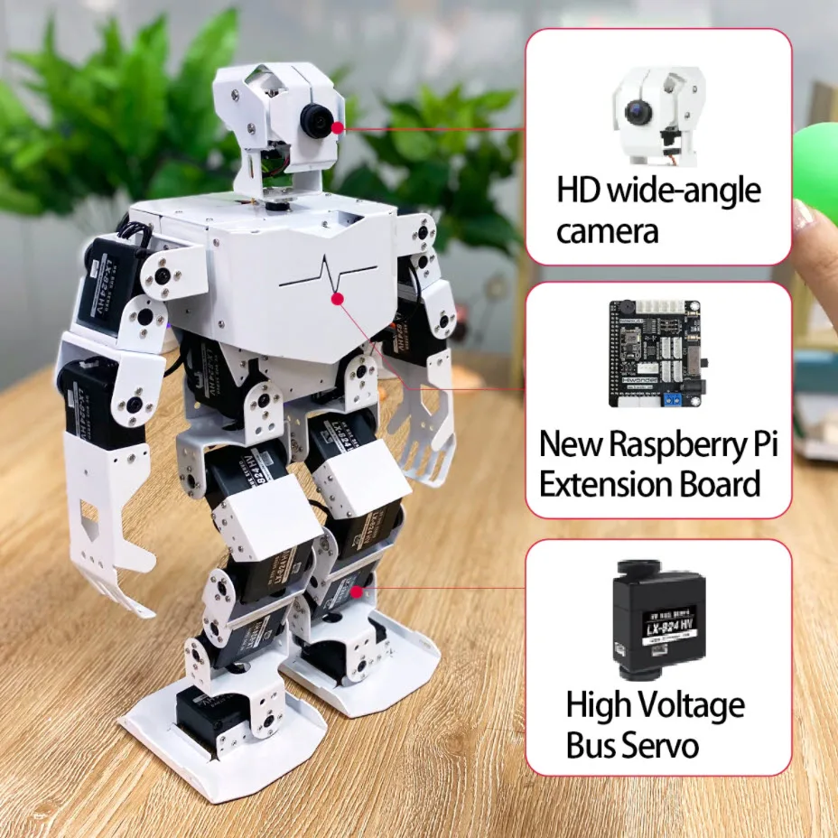 Educational Toys Robot Kit TonyPi Smart Humanoid Educational Robot For Picking and Transporting Python