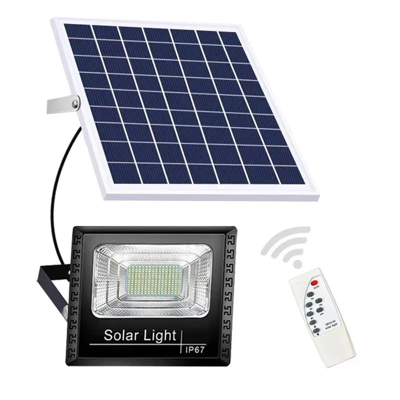 Liangte Outdoor Solar LED Light 25W 200W Range IP65 Rating Garden Gym Industrial Road Application Aluminum Glass ROHS Certified