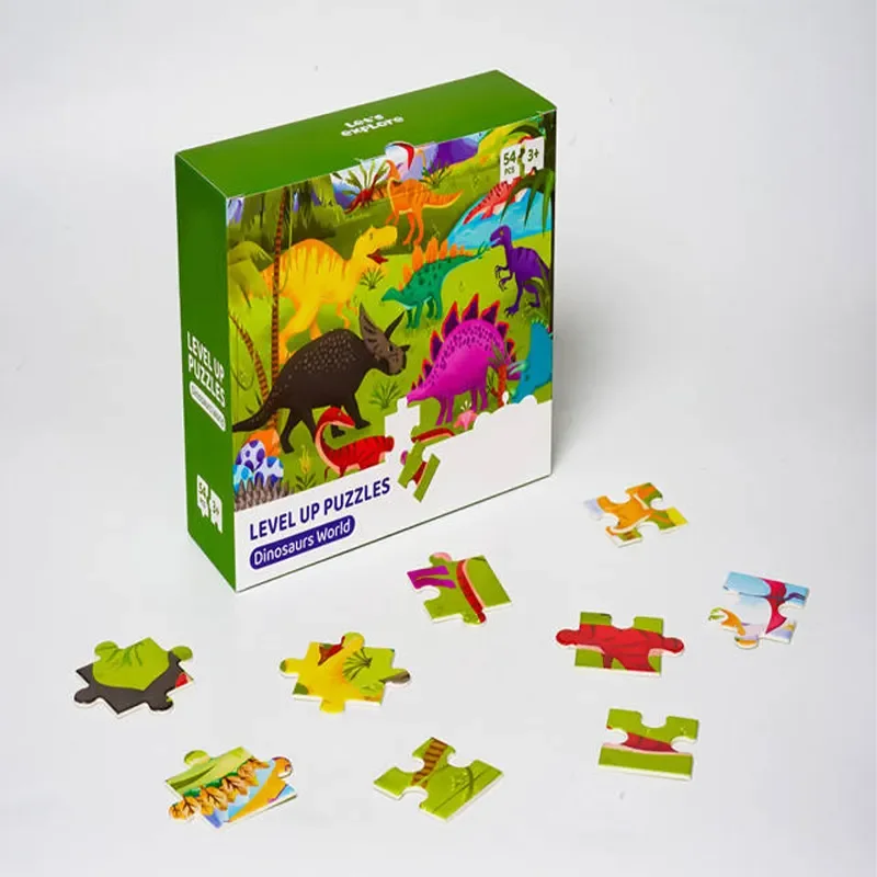 Wholesale Jigsaw Puzzle Custom Printed Thick Cardboard Kids Toy Educational Puzzle adult jigsaw puzzles