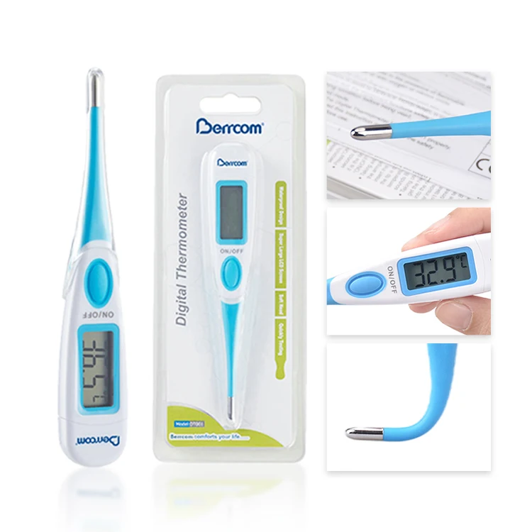 Beep Function Flexible Tip Clinical Fever Temperature Basal Electric Thermometer