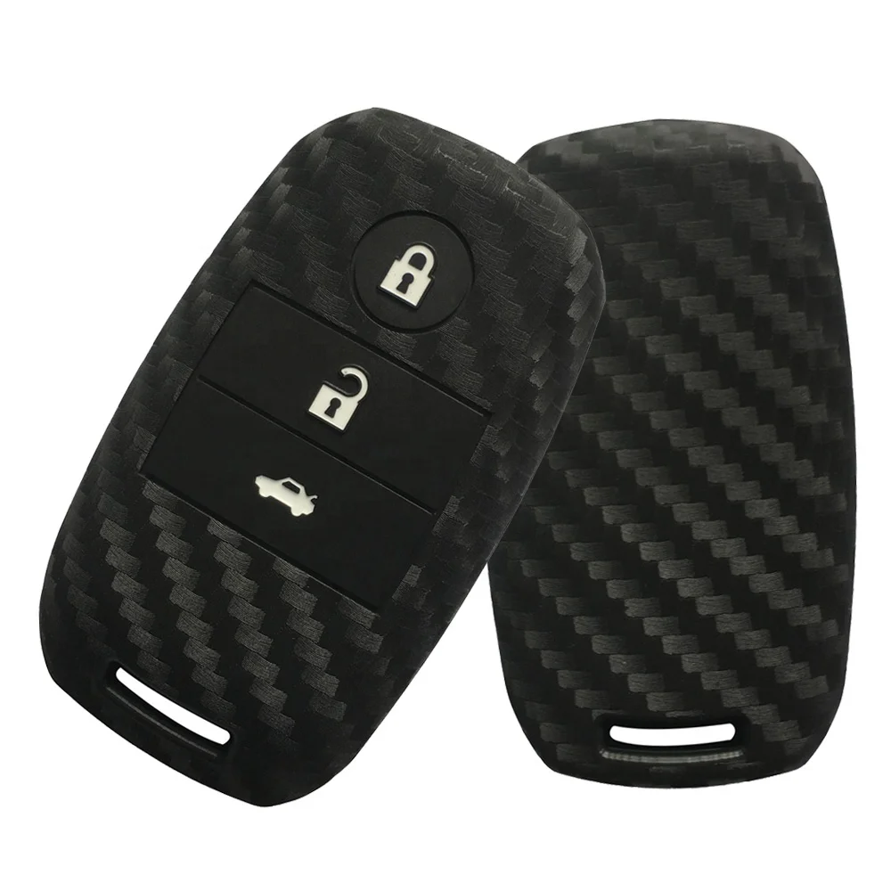 Silicone car key Holder Jacket Remote Key Case Shell For Porsche Cayenne