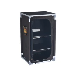 1pc Customized Logo Multifunctional Modern Outdoor Furniture Metal Garden Folding Table  Portable Three-layer Storage Box