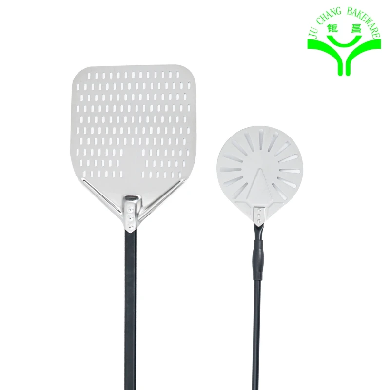 Круглая перфорированная вращающаяся лопатка для пиццы из нержавеющей стали 7 8 9