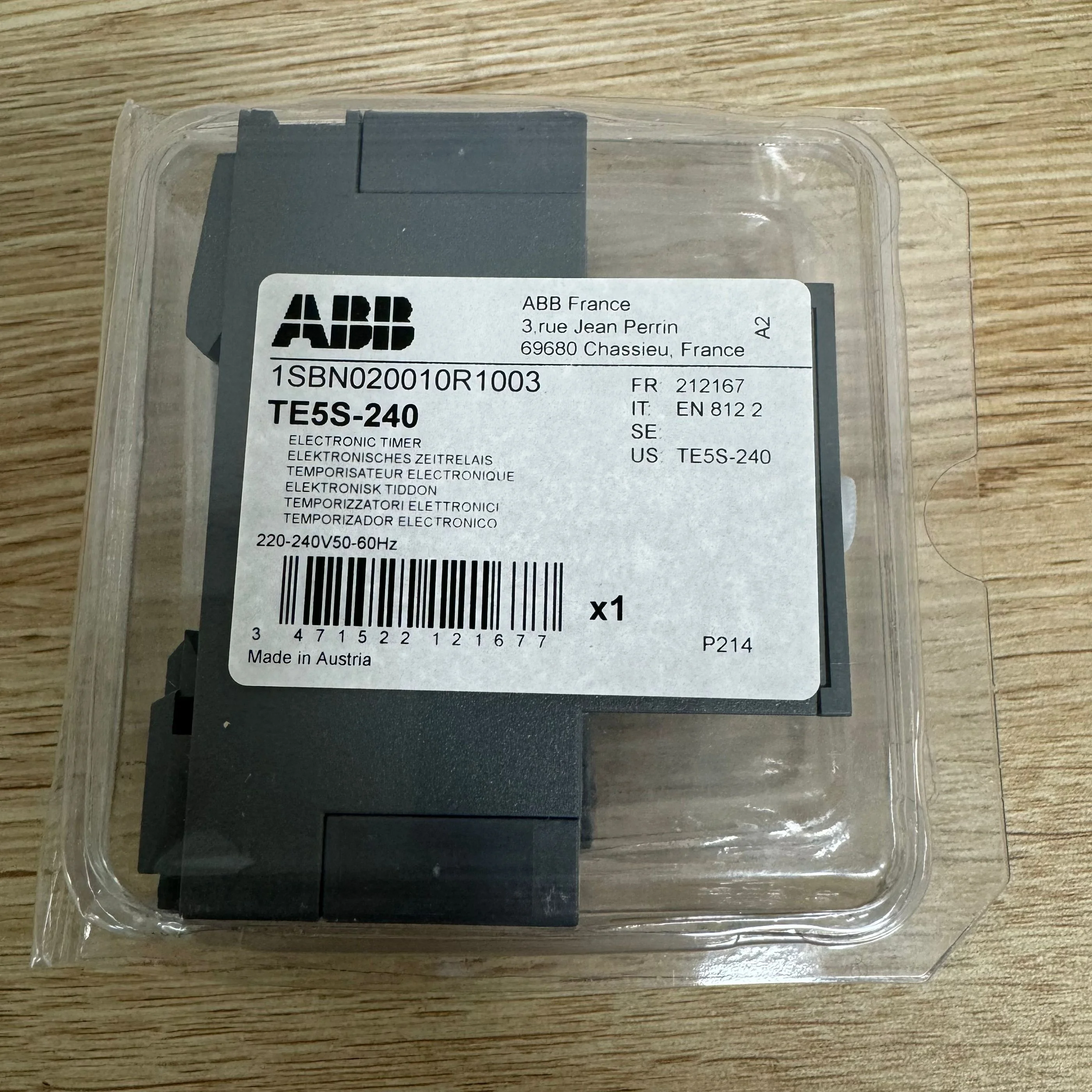 TE5S-240 реле таймера ABBs 1SBN020010R1003