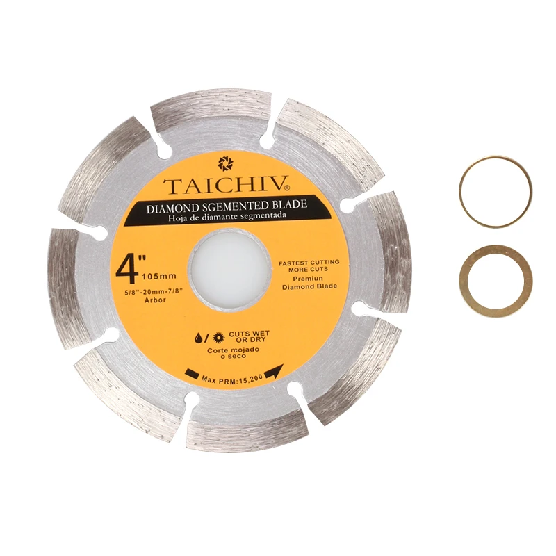 
TAICHIV 4inch 105mm High Quality Diamond Saw Blade for Granite/Marble/Masonry 