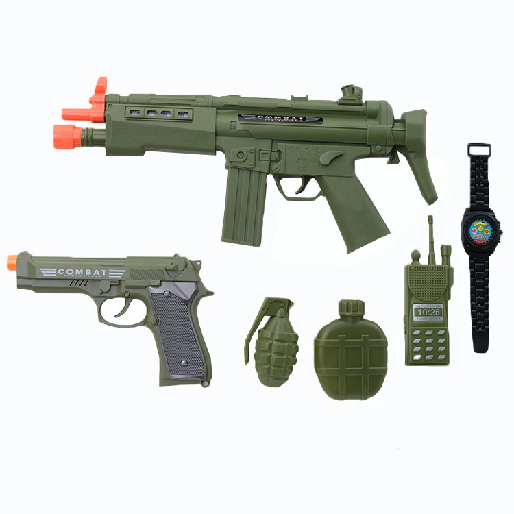 Outdoor model military toy weapon plastic army gun army boy set