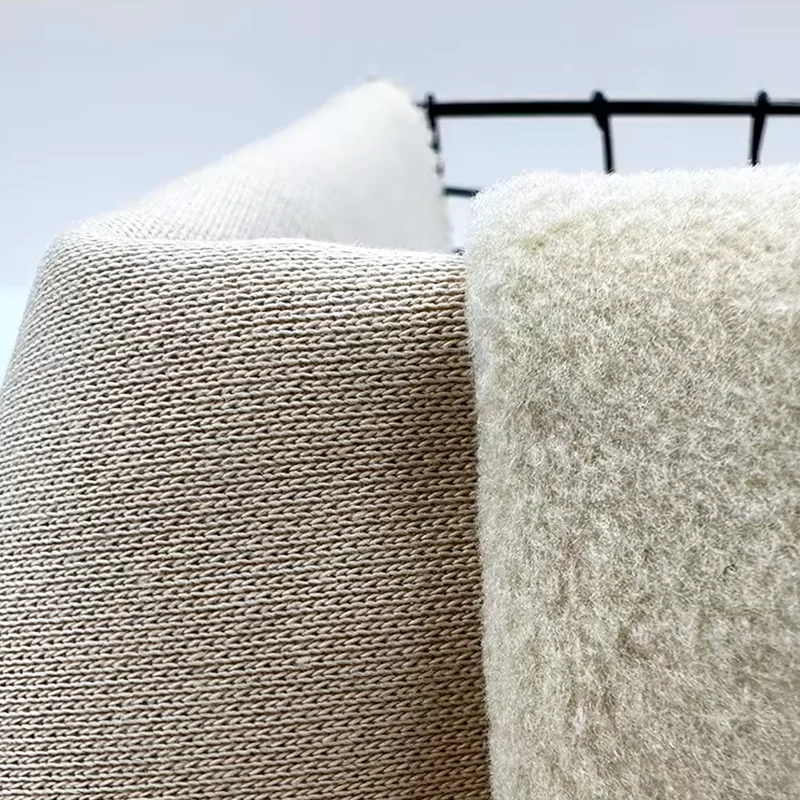 65 Polyester 35 Cotton Fleece Fabric Manufacturer Heavyweight 500 Gsm Knit French Terry Polyester Cotton Hoodie Fleece Fabric