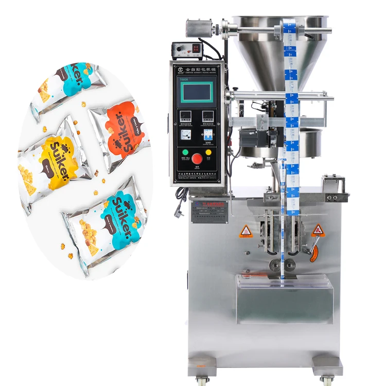 full automatic vertical coffee pod / sugar / candy / bean with back sealing counting machine