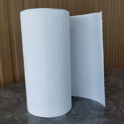 Hot Sale 2 Ply Embossed Quilted Thickest Virgin Wood Pulp Kitchen Roll Paper Towel