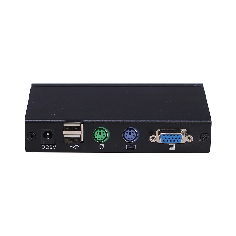 Widely Use 1920*1080 Resolution 300m Cat5 Interface KVM Extender Via Cat5/5e Cable Transmit