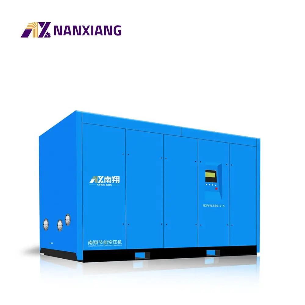 China Super Silent Compressor 271cfm Oil-Free Screw Type Air Compressor 45kw 60ph Two-Stage Screw Air Compressor