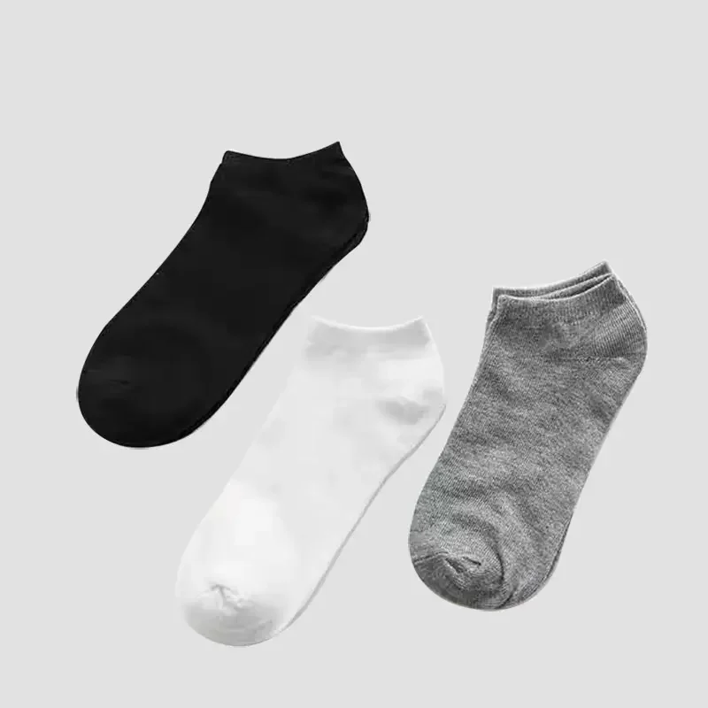 wholesale unisex sock black ankle socks low cut cotton socks