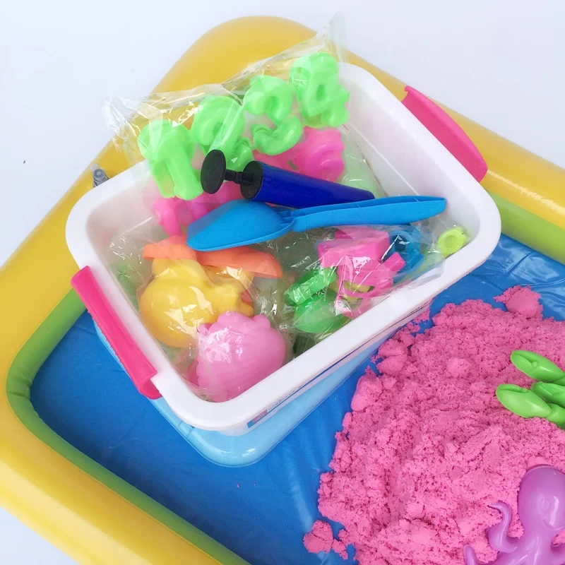 Educational Toy Kids Play Magic Sand 16 Moulds