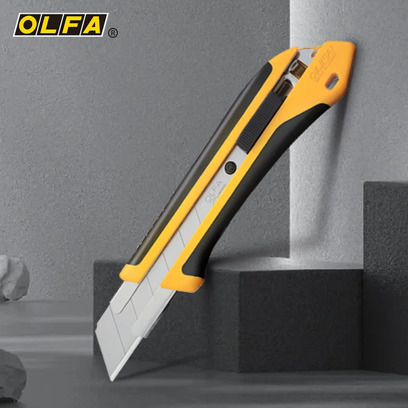 OLFA cutting nylon rope plastics 25mm XH-AL Fiberglass-Reinforced Auto-Lock Utility Knife