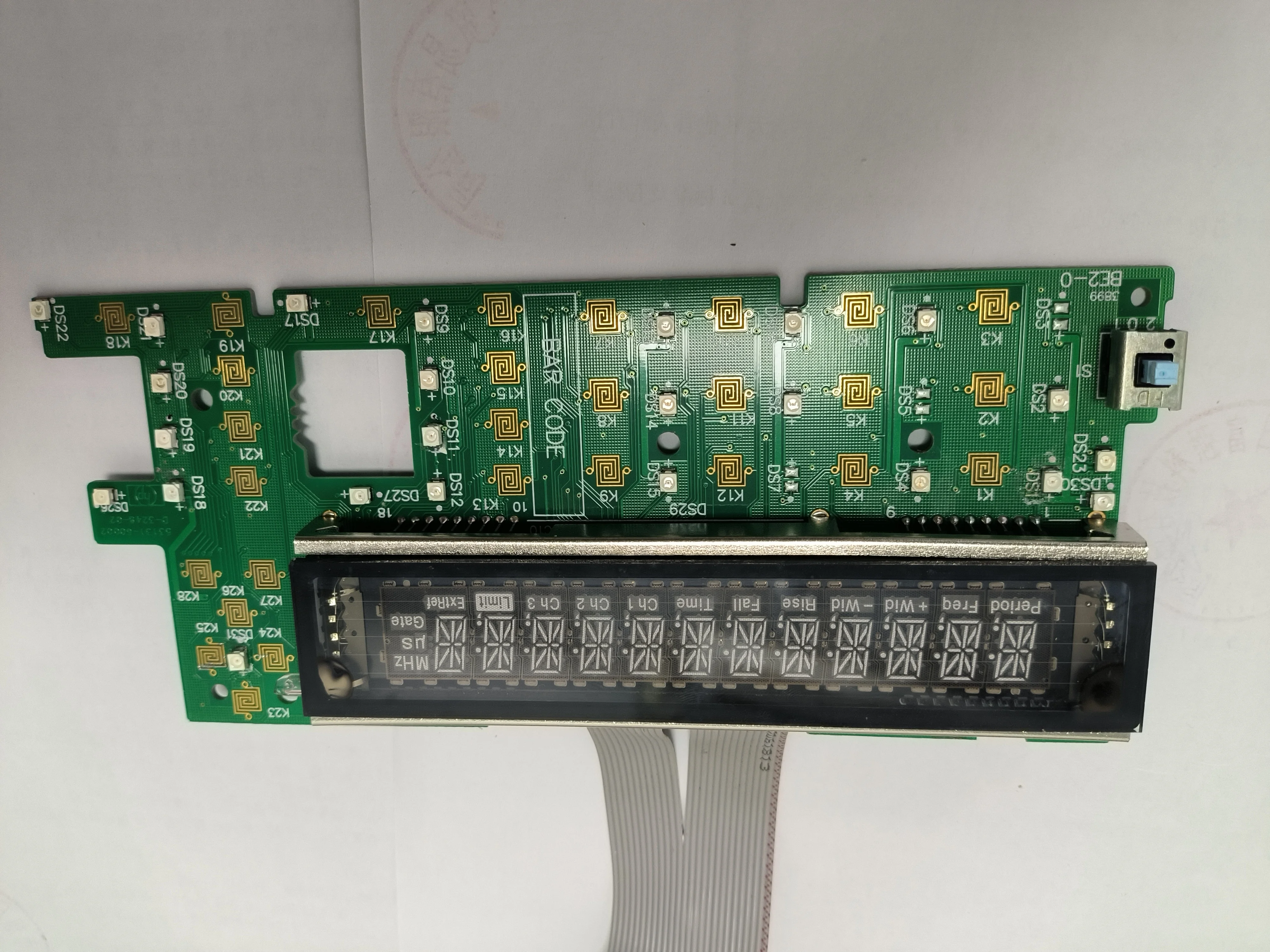 for HP Keysight Agilent 53131A 53132A 53181A Counter VFD Display Screen Panel