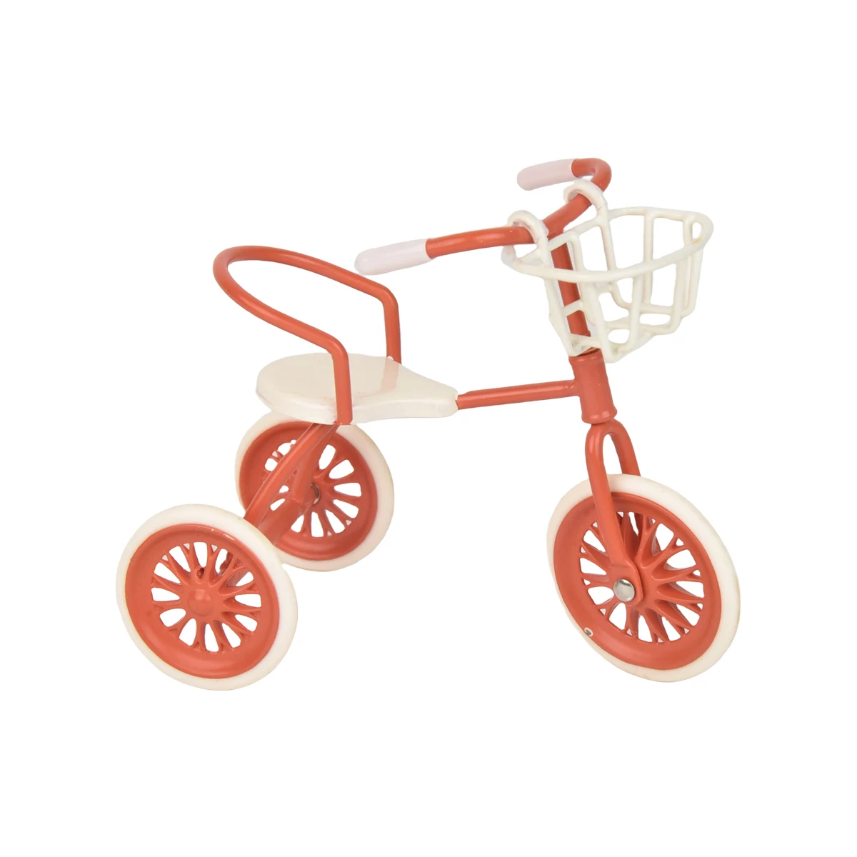 1:12babycare Tricycle simple style Tricycle Stroller Trike 3 Wheel Pedal trike doll tricycle for doll house