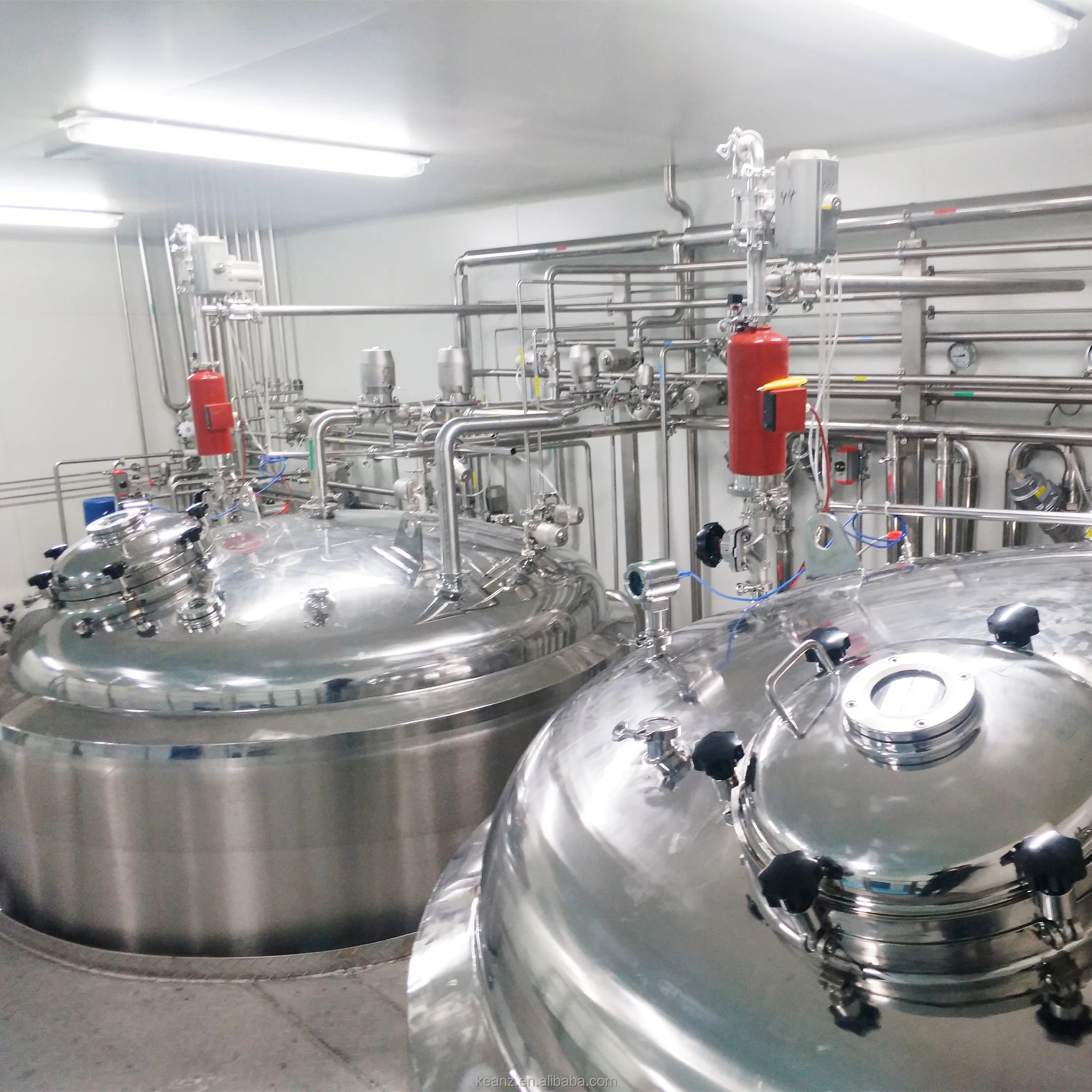 Factory Price Jacketed Reactor 50L 100L 200L Stainless Steel Liquid Storage Tank