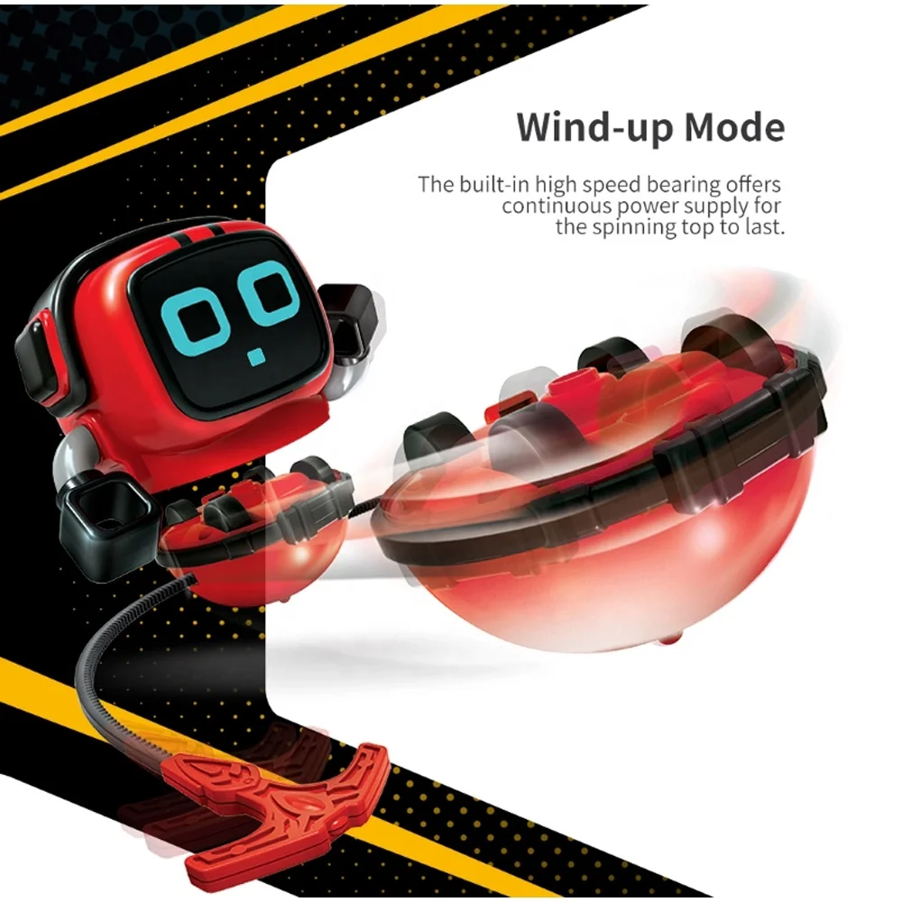 hot sales inertia Novelty game battle wind up robot car spinning top toy For Boys Girls Gift