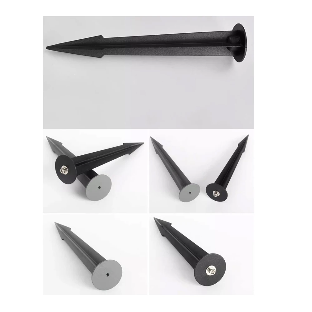 Lighting Fittings  21cm 26cm 30cm Tip High 40cm 60cm Spike Light For Ground Installation Inground Lighting Fixture Spare Part
