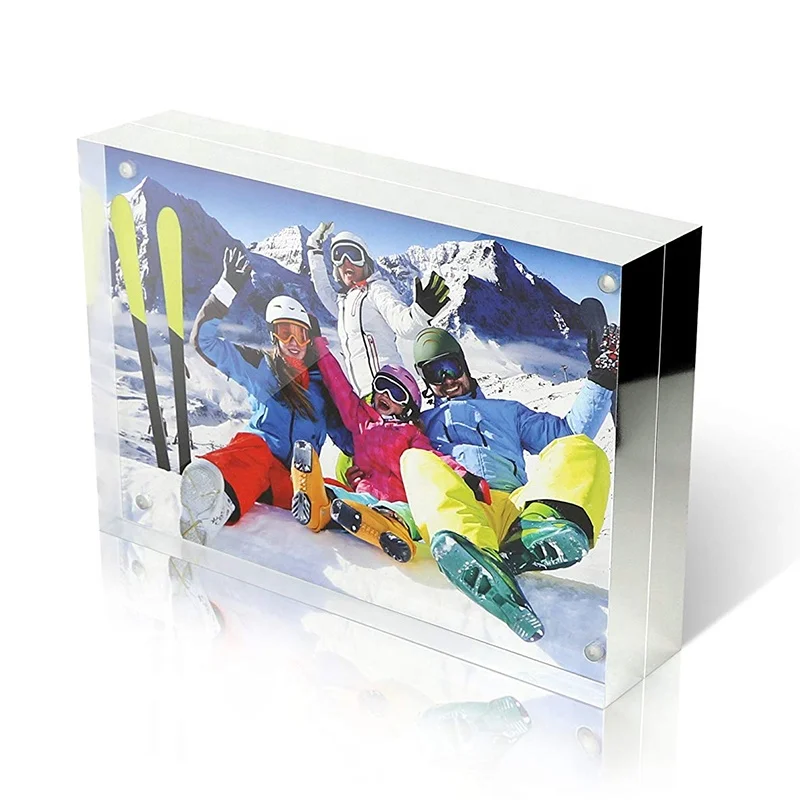 Wholesale High Transparent Plexiglass Lucite Acrylic Picture Frames 3x5 Crystal Glass Acrylic Frames for Pictures