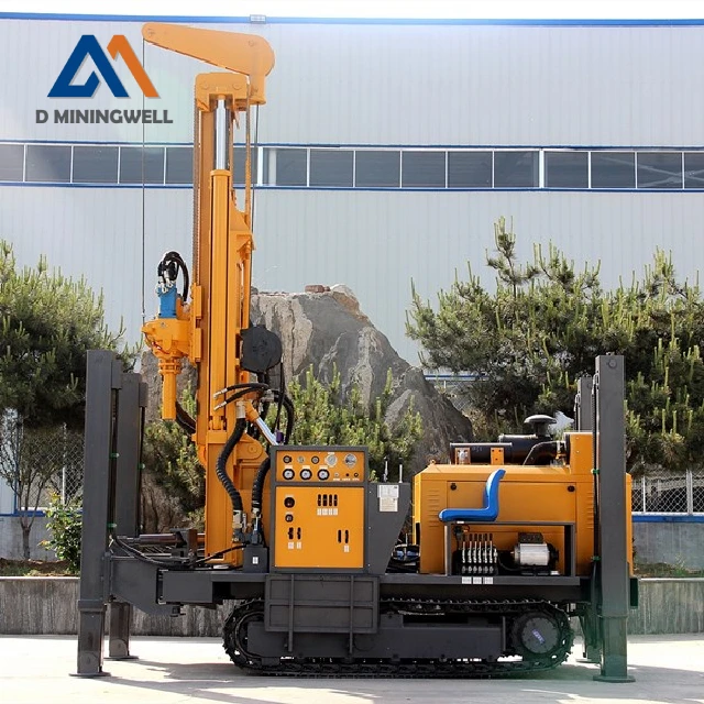 D miningwell drill rig deep water well well rotary drilling rig 300 meter drill rig for water well rocks