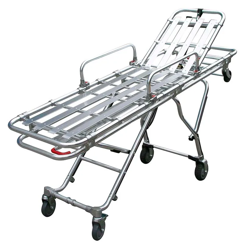 ES-2D Emergency Hospital Aluminum Ambulance Stretcher Trolley