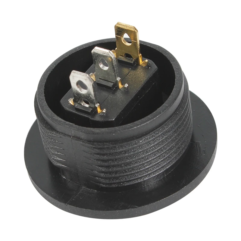 TYTXRV OEM High Quality RV Accessories Black Color Bule Light 12V/24V Button Circular Light Switch