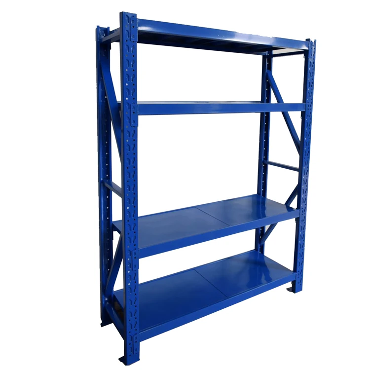 Metal shelf Iron medium duty storage rack warehouse rack customized design for sale