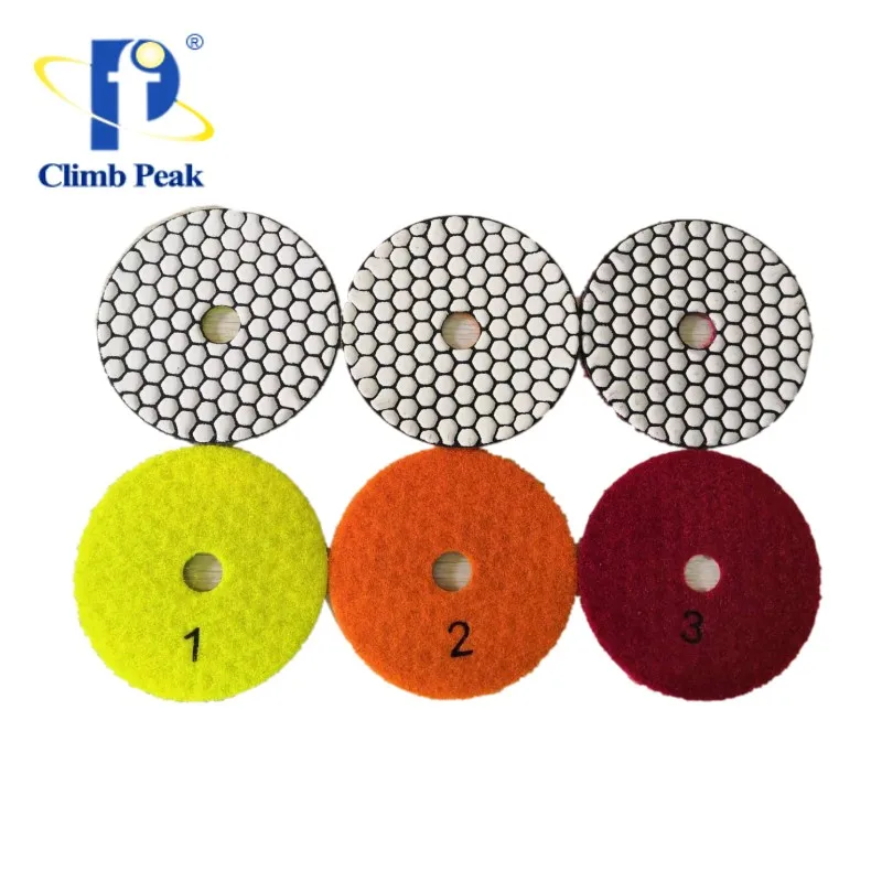 Diamond resin pad polishing marble granite 125 mm 100mm