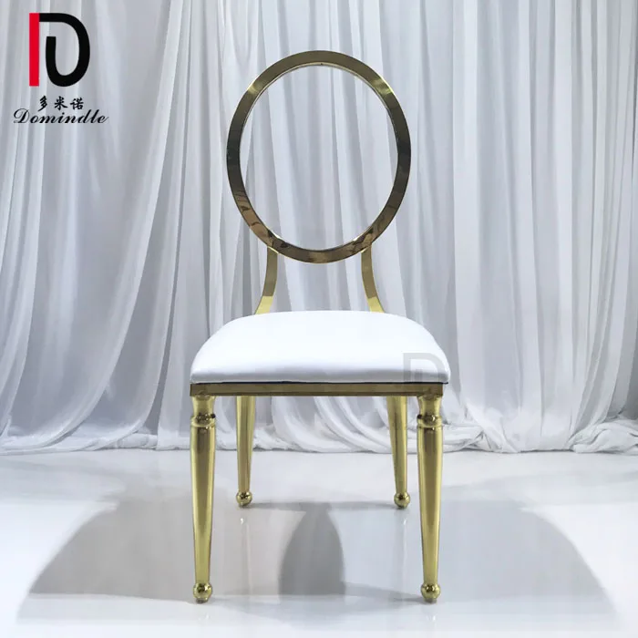 dubai gold stainless steel frame acrylic dining chair for wedding