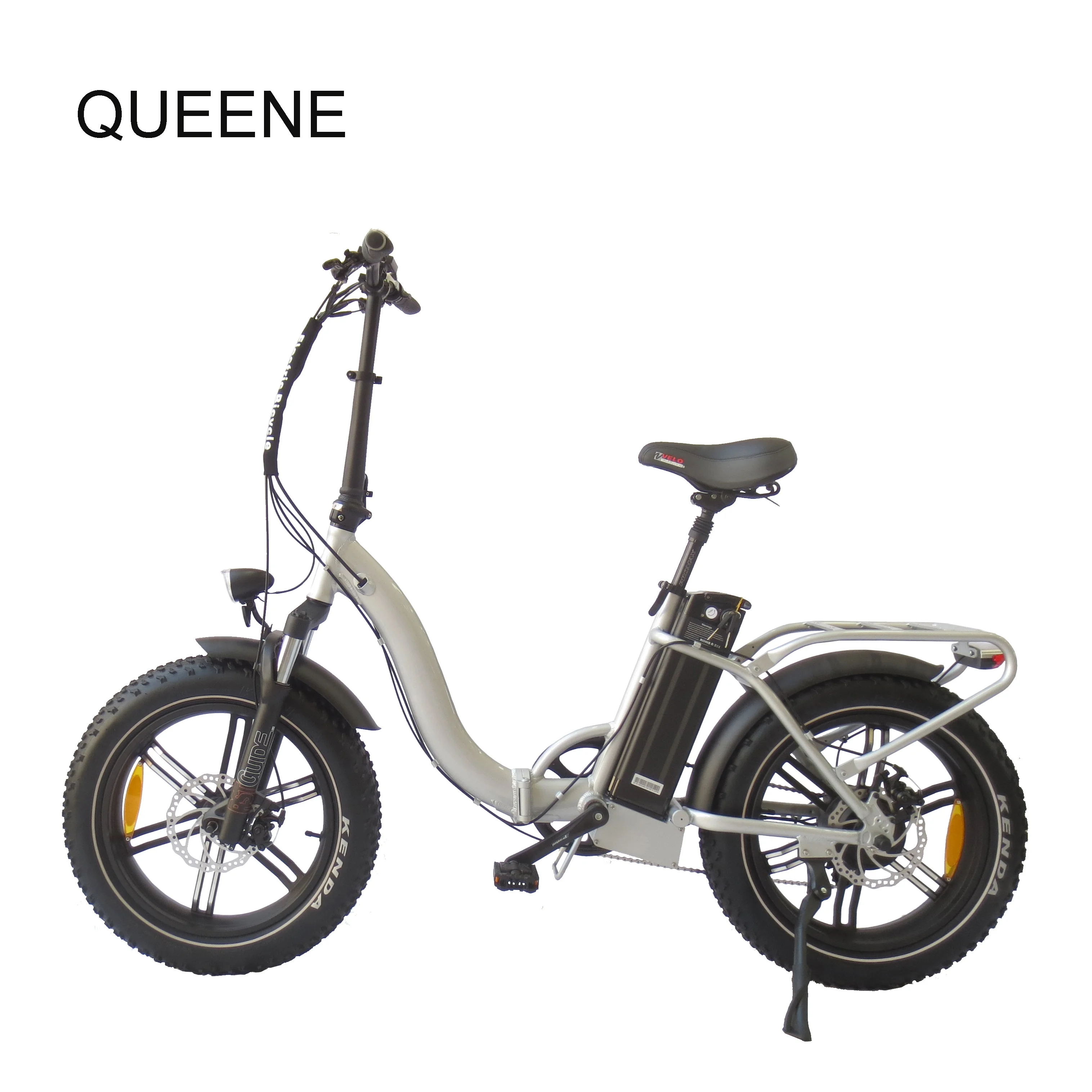  QUEENE/ best ebike 750W 1000W Fat Tire Folding Electric Bicycle 20 Inch 4.0 Bikes for