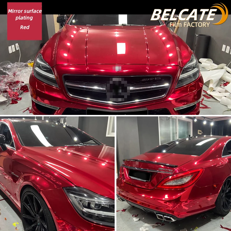 Factory wholesale 1.35*18m Rainbow electroplating blue auto film car wrap vinyl Vehicles stickers