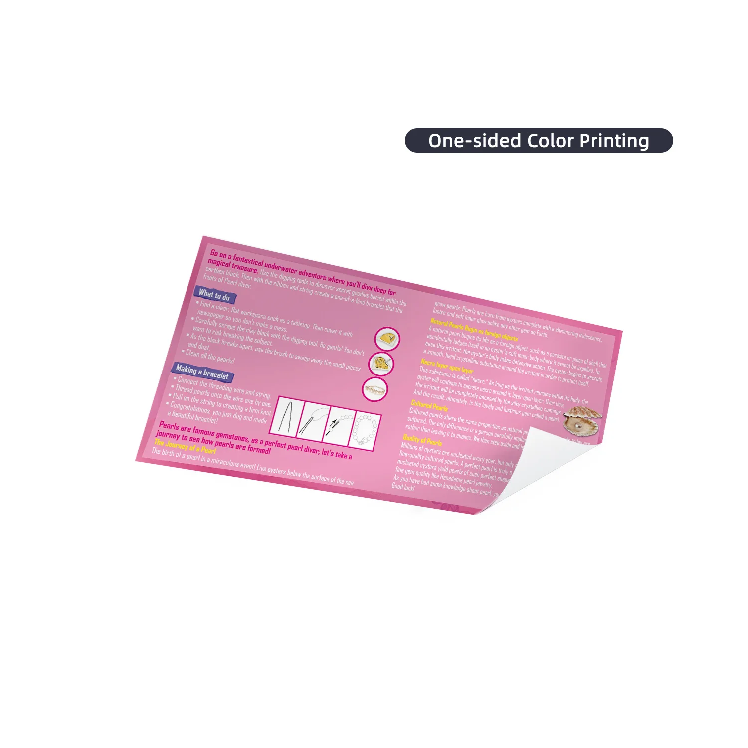 Kids Educational Toys Learning Children Dig Out Your Pearl Bracelet Dig Toys DIY Decorate Excavation Kit Toy For Kids