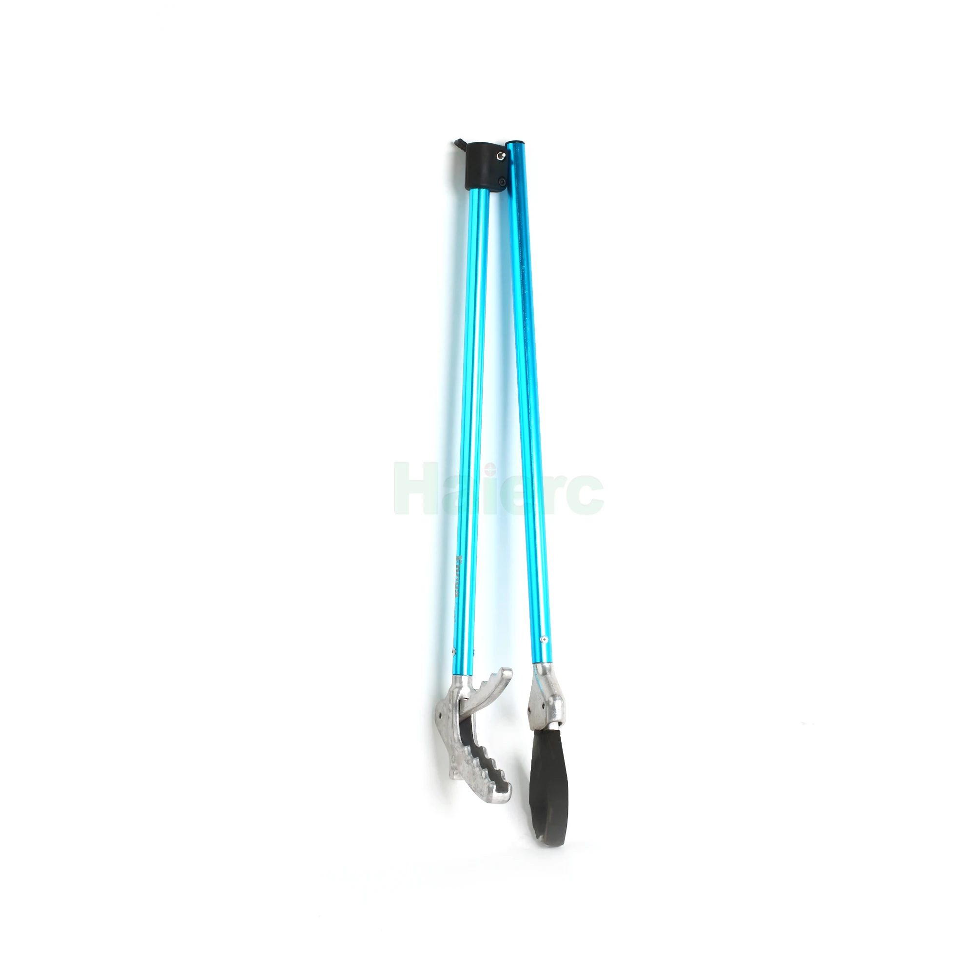 Haierc Foldable Snake Tong Aluminium Blue Handle Snake Catcher