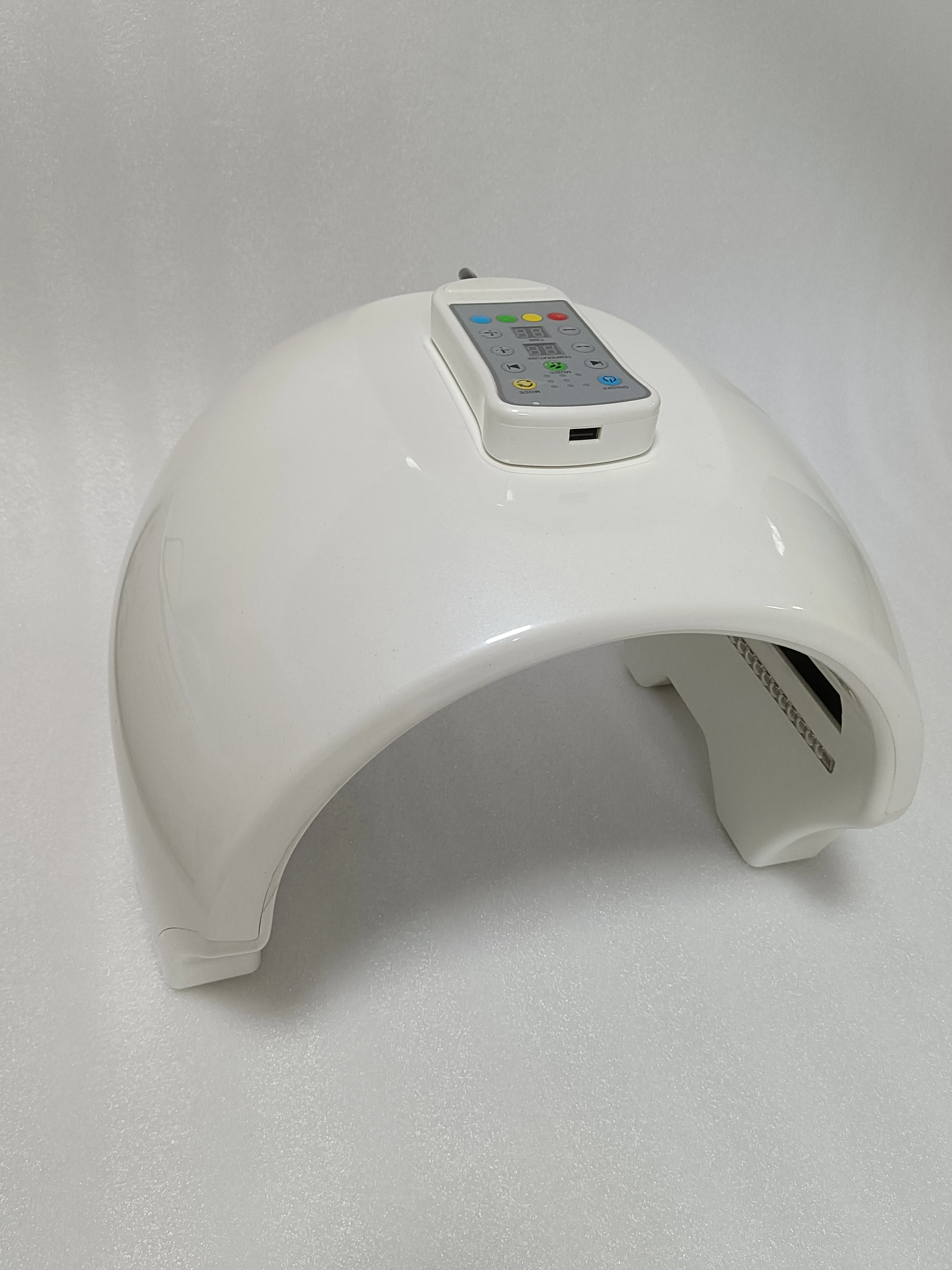 Portable black smooth surface 4 colors light 216pcs lamps face light therapy led light beauty device