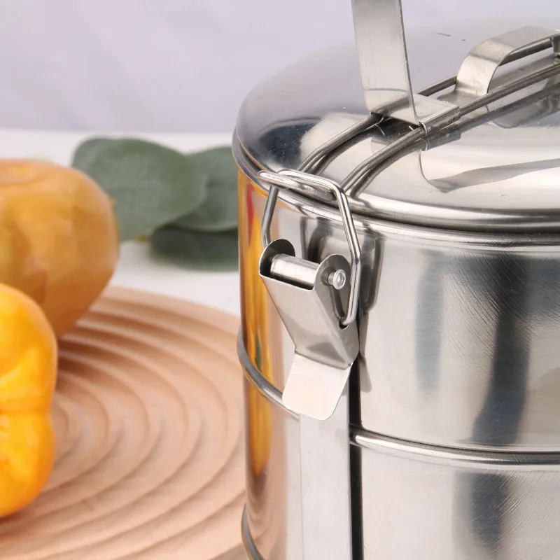 Hongyuan Wholesale Cheap Custom Multi Layer India Lunch Box Food Carrier Stainless Steel Tiffin