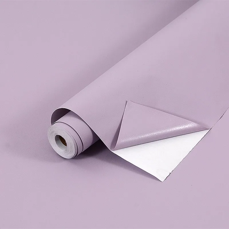 simple solid color peel and stick wallpaper for home hotel desk decor waterproof adhesive sticker wall decor