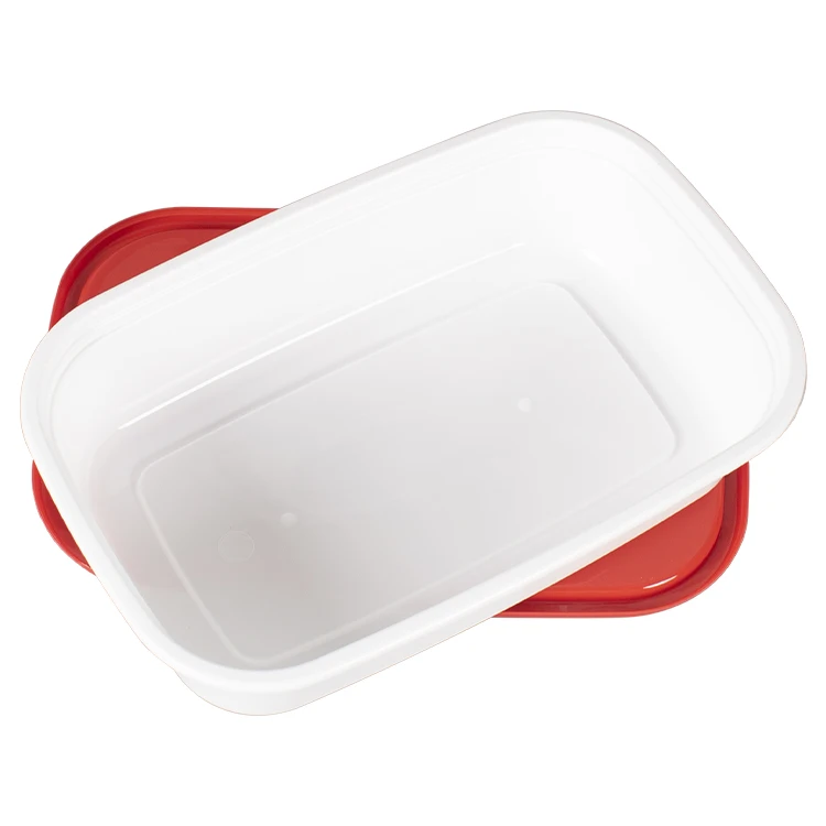 Factory Price Eco Friendly Rectangular Pp Disposable Takeaway Plastic Food Containers