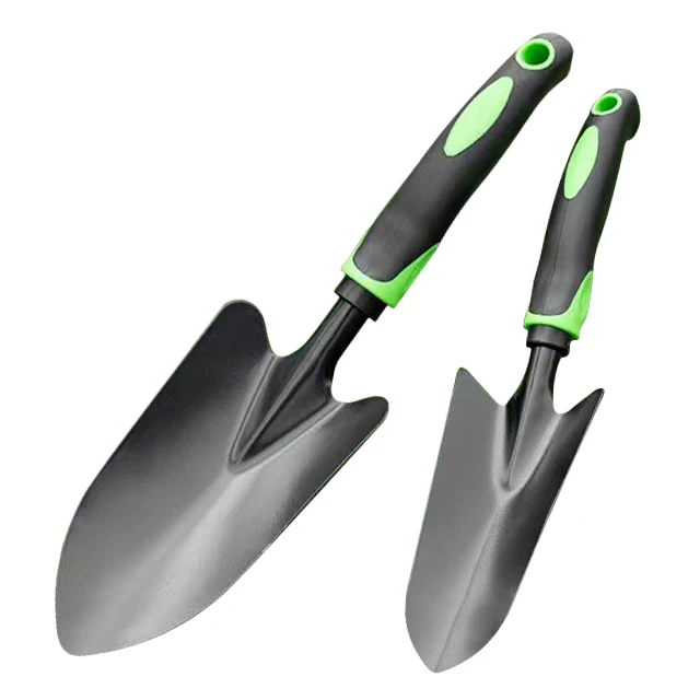 Factory wholesale shovel green black four-piece multi-functional garden tool set