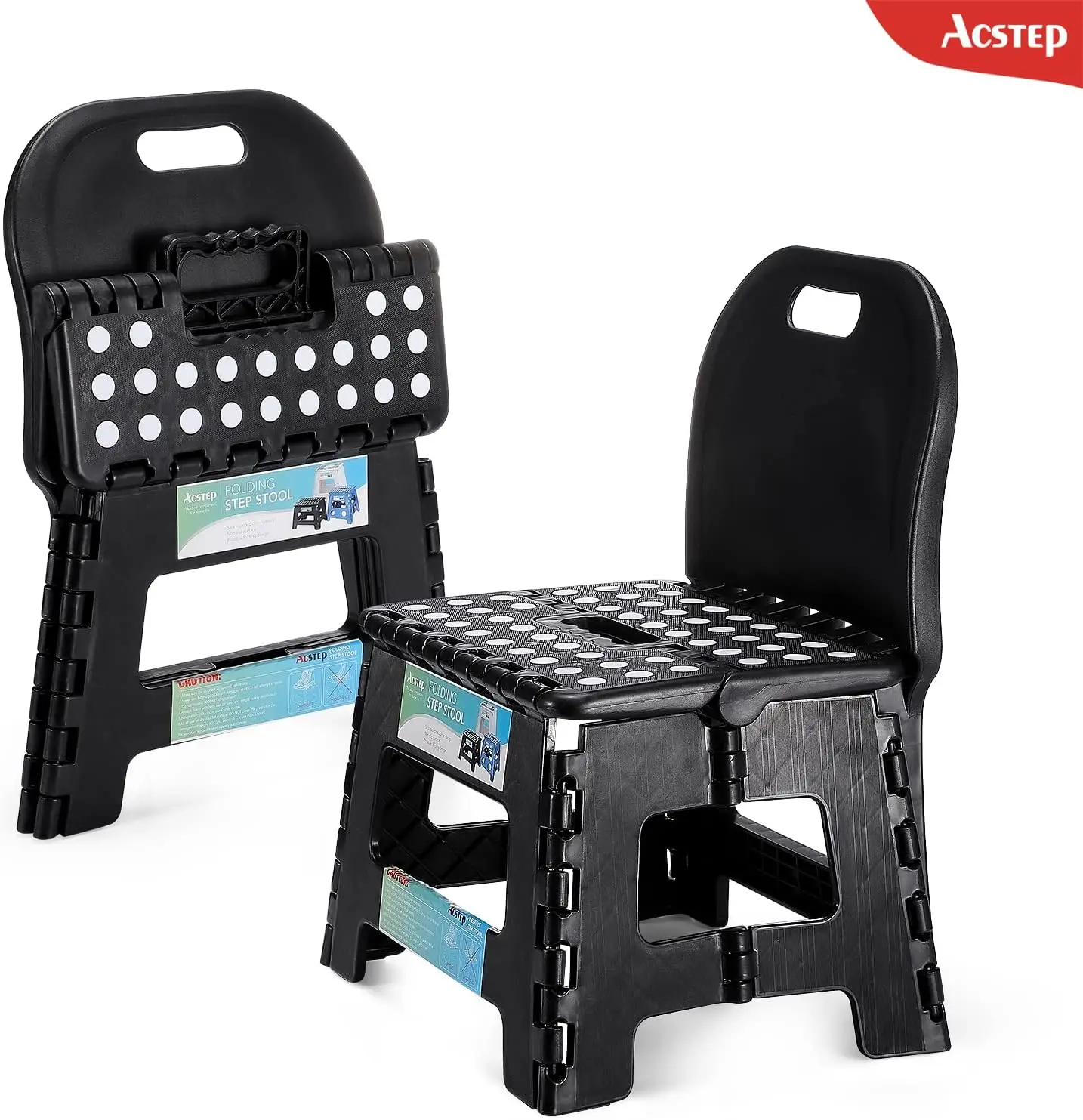 Сверхмощный ступенчатый табурет с опорой на спину, детский табурет, взрослый складной табурет для улицы или в помещении