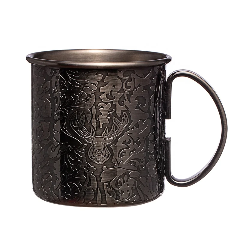 2024 New Design Moscow Mule Copper Mug Stainless Steel Mule Mugs