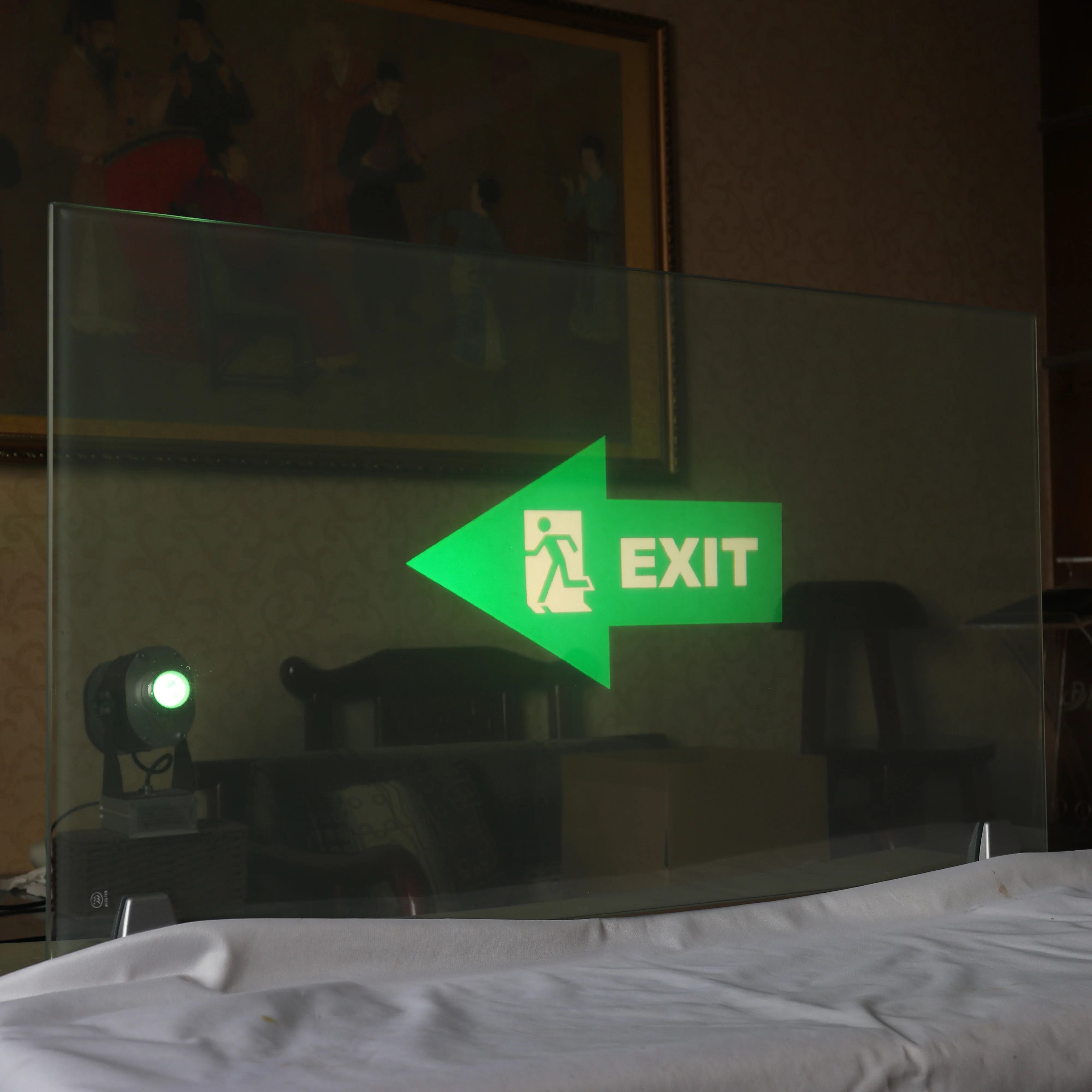 waterproof commercial Advertising Gobo rotate Led Logo Floor Projection lamp