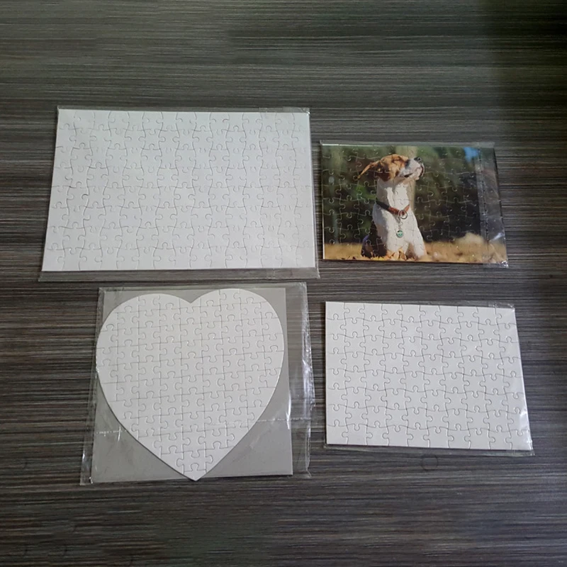 А3 А4 А5 Сердце Головоломки части Праздничная Вечеринка игра времяпрепровождение образовательная интеллектуальная Сублимация пустая головоломка на День святого Валентина