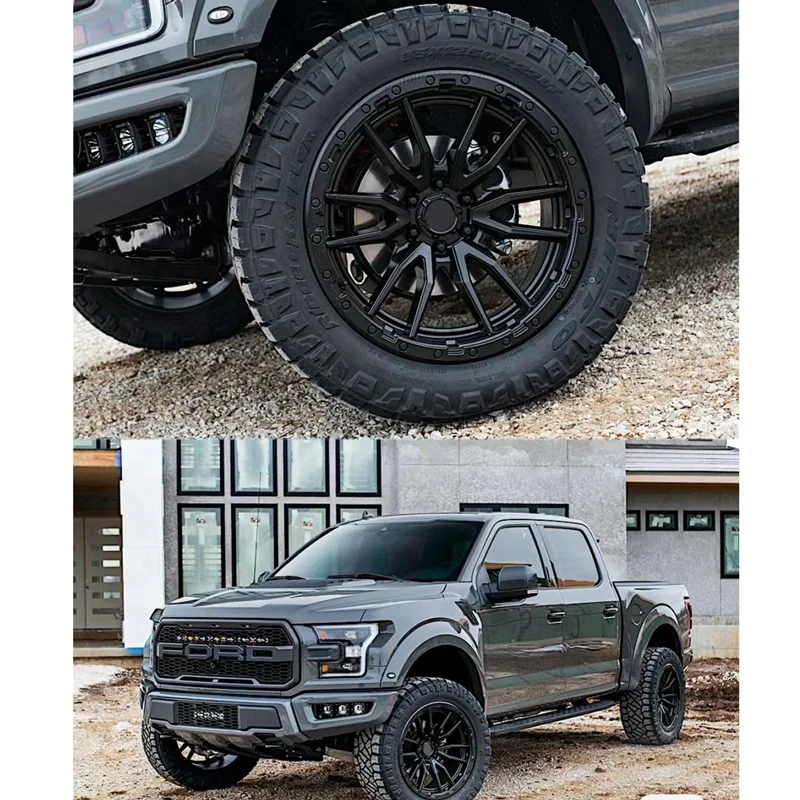 Rims 16 17 18 19 20 21 22 Inch Car Alloy Wheels Strong Aluminum Suv Pick-Up Off-Road Car Wheels Rims Ford F150 Bronco