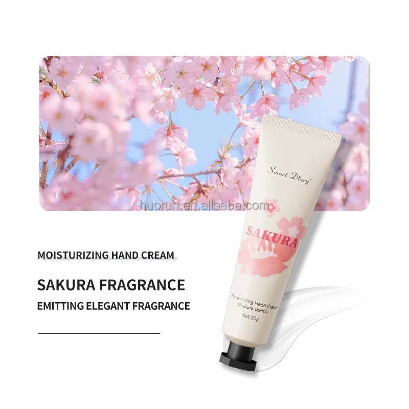 Support customization Wholesale Hand Cream lotion Skincare Nourishing Moisturizing flower fragrance Hand Cream
