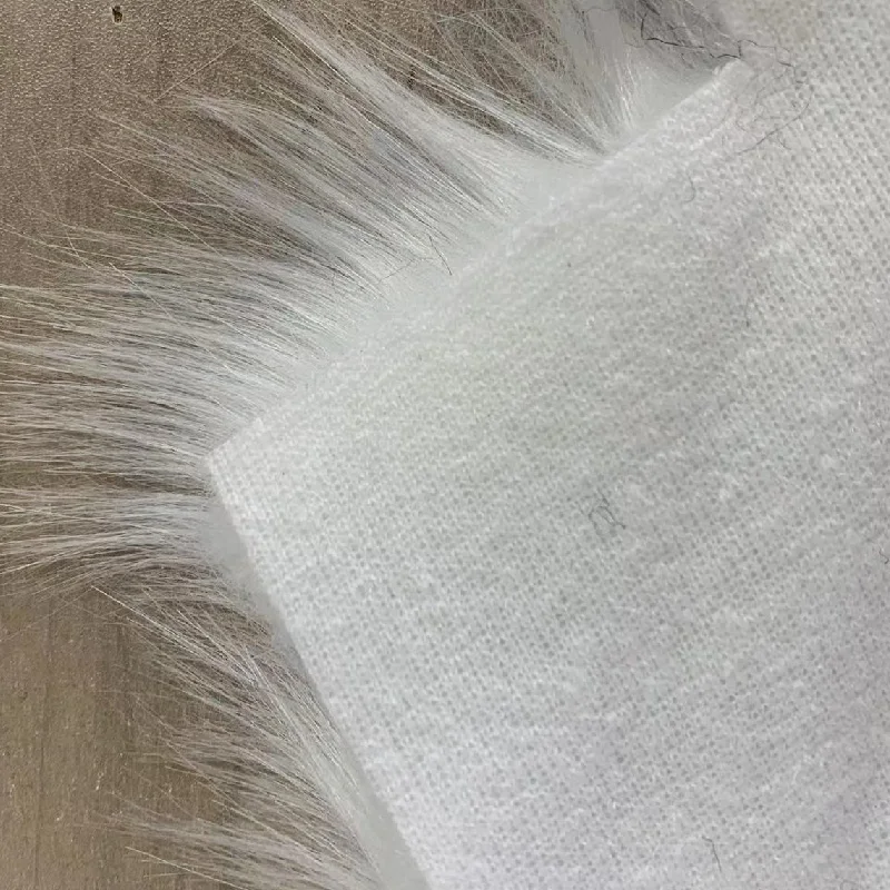 long hair faux fur throw artificial fabric